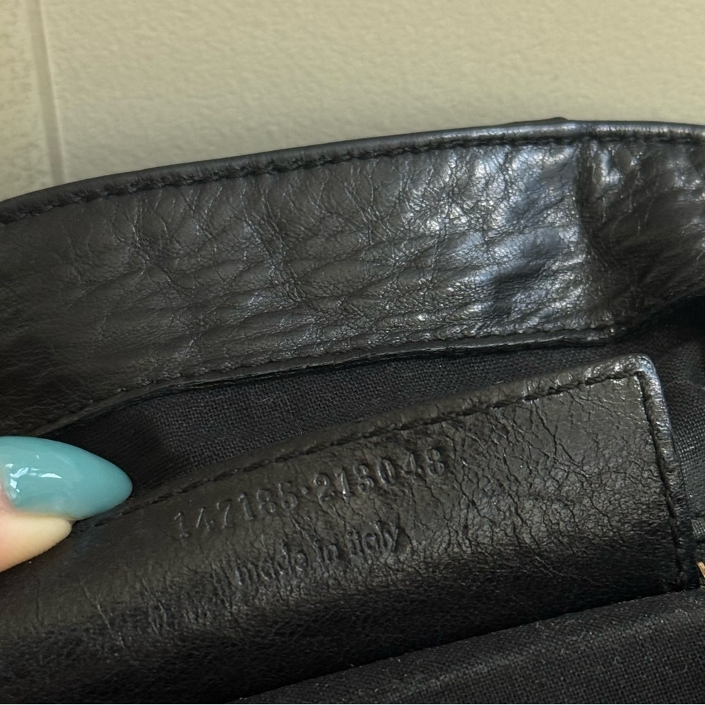 Balenciaga Motocross Black Leather Hobo Bag - Picture 7 of 8